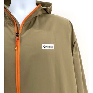 Cotopaxi Viento Travel Hoodie Women's XL Tan Windbreaker‎ Full Zip Lightweight